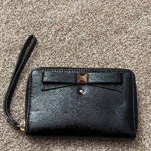 Kate Spade black wristlet